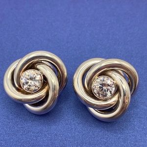 Vintage‎ unoaerre sterling earring clip on